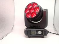 2 pieces Osram moving head dmx 7x40w RGBW 4in1 Zoom Led Mini Beam Wash Moving Head Stage Light