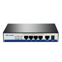 10/100 mbps rj45 poe switch 802.3af fuente de alimentación de 4 puertos 15.5w para cámaras ip nvr ip punto de acceso wifi punto de puerto 4 poe switch