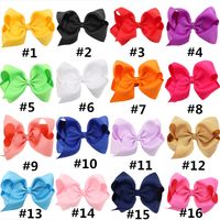 Baby Large Grosgrain Ribbon Bow Hairpin Clips Girls Large Bowknot Barrette Kids Hair Boutique Bows Children Hair Accessories LC694