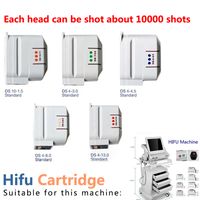 10000 выстрелов Hifu Transducter / обменяемый картридж для лица HIFU для Ulformula1 Hifu Ультразвуковая машина для лица против старения Beauty Machine