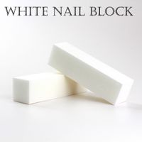 Good Quality Wholesale White Buffing Sanding Files Block Pedicure Manicure Care Nail File Buffer for Salon Free Shipping
