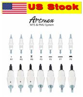 Stock !!! ArtMex V3 V6 V8 V9 V1 V1 V11 Suggerimenti per la sostituzione Le cartucce Microneedle PMU MTS System Tattoo Ago Ago permanente Trucco permanente