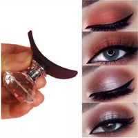 Mycket bra Makeup Tools Crystal Lazy Silicon Eyeshadow Stämpel Crease Eye Shadow Applicator Stamper DHL