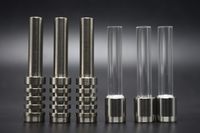 510 Thread Glass Tips Nails for NC CSYC Straw Vaped Micro Dab Tool V4 Kit Gr2 Titanium vs Comb glass bong
