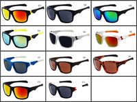 سريع مجاني الرياضة النظارات دراجة نظارات 11 ألوان كبيرة الظل نظارات شمسية رياضة الدراجات نظارات الموضة انبهار اللون المرايا
