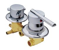 Personalizar 2-5 Way Outlet Outlet Copper Shower Room Faucet, la cabeza de la cabina de la válvula de mezcla de la ducha, la válvula del grifo de latón