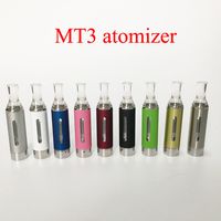 Atomizzatori elettronici MT3 Atomizzatori da 2,4 ml di cigniti e cigniti per vape per vaporizzatore riutilizzabile vaporizzatore con bobina ridotta ecig cartuccia per evod evod batterie