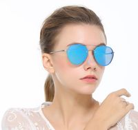 Unisex 편광 선글라스 여자 남자 복고풍 브랜드 일요일 안경 UV400 금속 프레임 플래시 미러 폴라로이드 안경 운전 안경 상자 및 케이스