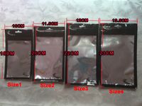4sizes حزمة البيع بالتجزئة سستة حقيبة سوداء الحقيبة البلاستيكية لسامسونج ملاحظة 20 S20 iPhone 12 11 xs ماكس XR X 7 6 4.7 الجلود الصلب الهاتف 5.5 حالة