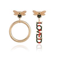 Fashion Jewelry Love Bee Earrings Personality Fashion Long R...
