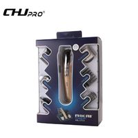 Chjpro 7 في 1 الكهربائية الشعر المقص المهنية التيتانيوم الشعر المتقلب للرجال أو الطفل آلة قطع الشعر الحلاقة أداة الرجال ماكينة حلاقة