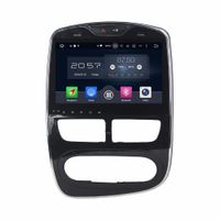 1024 * 600 Quad Core 10.1 "Android 7.1 Carro DVD Car Radio GPS Multimídia Unidade Cabeça para Renault Clio Com 2 GB de RAM Bluetooth WI-FI USB DVR