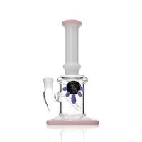 Factory price glass Water Pipe Bong extraction tube percolator pipe 7.8 inches Colorful Glass Oil rig Bong