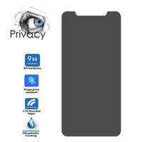 Anti Spy Privacy Glass para iPhone 13 12 XS Película de protector de pantalla Max XR XS para iPhone 7 8 Plus Glass templado sin paquete