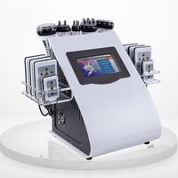 Profesyonel Kavitasyon RF Zayıflama Makinesi Vakum Terapi Vücut Şekillendirme Için Yağ Yakma 6 1 yılında Lipolaser Spa Salon Kullanımı Için