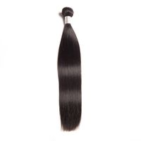 Peruvian Human Hair Extensions Straight Virgin Hair Wholesale Hair Weaves Natural Color 95-100g / Piece Silky Rak En Bundle