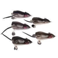 Nuevo LikeElife Realista Mouse Spinnerbaits Bass Bait 7cm 17.5g Soft Plastic Blackfish Crankbaits Satkfish Lure Ganchos