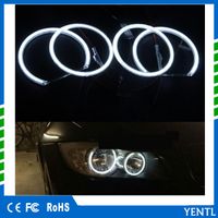 LED SMD Xenon White 6000K Angel Eye Halo Ring DRL Kit For 95-01 BMW E38 740i LED SMD Xenon White 6000K Angel Eye Halo Ring DRL Kit For 95-01 BMW E38 740i