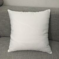 12 oz thick polyester canvas pillow case white throw pillow ...