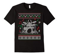 drums band music rock ugly christmas sweater t shirt funny casual brand shirts white o neck cotton - Band Christmas Sweaters drums band music rock ugly christmas sweater t shirt funny casual brand shirts white o neck cotton - Band Christmas Sweaters