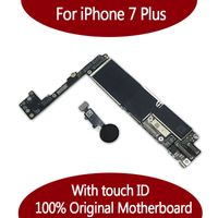 Per scheda madre iPhone 7 Plus 128G con impronta digitale Touch ID, scheda logica sbloccata originale Spedizione gratuita