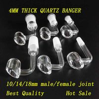 4mm thick Quartz Banger Smoking pipe Accessories Club Domele...