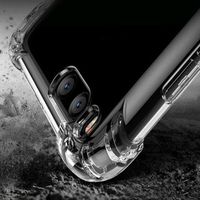TPU電話ケース1.5mm iPhone 11 Pro Max 7 8用SAMSUNGノート10 9 S10 S9プラスソフトクリアアンチショックバックカバーケースコーナープロテクター