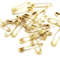 1700 pz Pin di sicurezza di alta qualità Pin d'oro argento Bronzo Black Safety Pins per tag di abbigliamento Pin lunghezza (19mm)