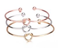 L'Europe et les États-Unis bijoux simple vent bracelet personnalisé noeud bracelet bracelet cravate bracelet pour femmes filles pas cher en gros