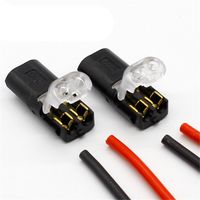 2Pin Spring Connector Wire Quick Connector Cable Clamp Terminal Block 2 Way Easy Fit for LED Strip