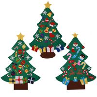 Kerstboom kinderen handgemaakte diy levendige cadeau banner promotie xmas boom voor winkelcentra home decor 7 stks