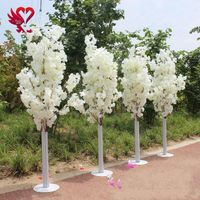 150 cm Yüksek Düğün Sahne Kiraz Çiçeği Ağacı Demir Kiraz Yol Kurşun Raf Cherryblossom Simülasyonu