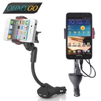 Universal Car Phone Dual USB Charger Holder For Iphone Samsu...
