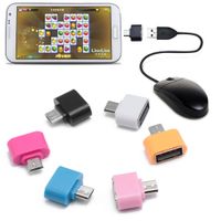 Micro USB To USB OTG Mini Adapter Converter For Android Smar...