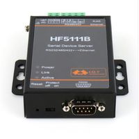 5111B RJ45 RS232 / 485/422 Serial a Ethernet Libre RTOS Serial 1 Puerto Servidor Convertidor Unidad Industrial Conector