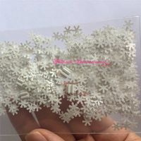 1kg 1000gram chunky glitter white snowflake nailart glitter ...