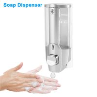 Banyo Sabunu Şampuan Dispenser 350 ml Duvara Monte Duş sıvı sabunluk ile Banyo Tuvalet için Bir Kilit