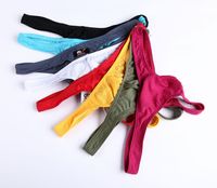 도매 남성 G-Strings Thongs 나일론 높은 탄성 통기성 남성 속옷 섹시한 링레 속옷 8 색