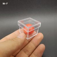Mini-formaat bal door lege doos magische trucs illusie game speelgoed lesgeven intelligentie speelgoed voor kinderen