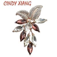 Cindy Xiang Big Crystal Fleur Grande Broche Gropes et Broches Bijoux de mariage Bijouterie Corsage