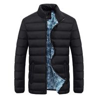 2018 Bomber Jacket Men Autumn Winter Slim Fit Casual Jackets Homme Solid Cool Design Mandarin Collar  Clothing Coats M-4XL