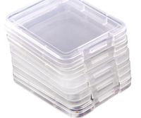 Cassa di carta 7200pcs piccola scatola di protezione Contenitore scheda di memoria Boxs strumento di plastica trasparente di facile da trasportare riutilizzo pratico