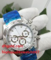 2021 Высочайшее качество Роскошные мужские часы автоматические механические без хронологии 40 мм белый циферблат мужские спортивные бизнес часы часов