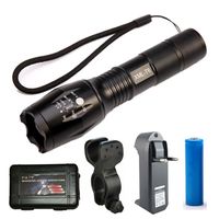 Zoom Mini T6 LED Tactical Flashlight Torch 3000 Lumens Water...