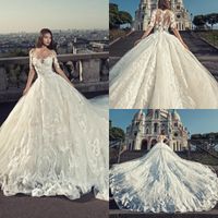 Julia Kontogruni 2019 Wedding Dresses Lace Applique Off Shou...