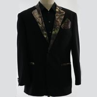 Kraj Camo Lapel Formalne Mężczyźni Ślub Smokingi Niestandardowe Formalne Groom Nosić Camouflage Groomsman Suit Best Montowane 2019 Top Sprzedaż (tylko kurtka)