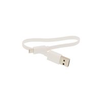 USB à Micro USB 2.0 Câble 20 CM Court Plat De Charge Cordon Nouilles Blanc Câble pour Android Téléphone Puissance Banque 500 pcs / lot