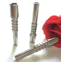 2016 néctar colector punta de clavo de titanio de 10 mm Conjunto 2 Ti de uñas Nail Domeless GR2 ajustable para tubos de vidrio Pipas de agua Dab Rigs