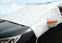 유니버셜 카 앞 유리 앞 창 커버 먼지 비 눈 얼음 저항 커버 트럭 SUV 수호자 태양 방패