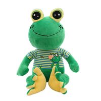 Dorimytrader kawaii tecknad grön groda plysch leksak jätte fylld mjuka djur groda lek docka baby present 90cm 100cm dy61316